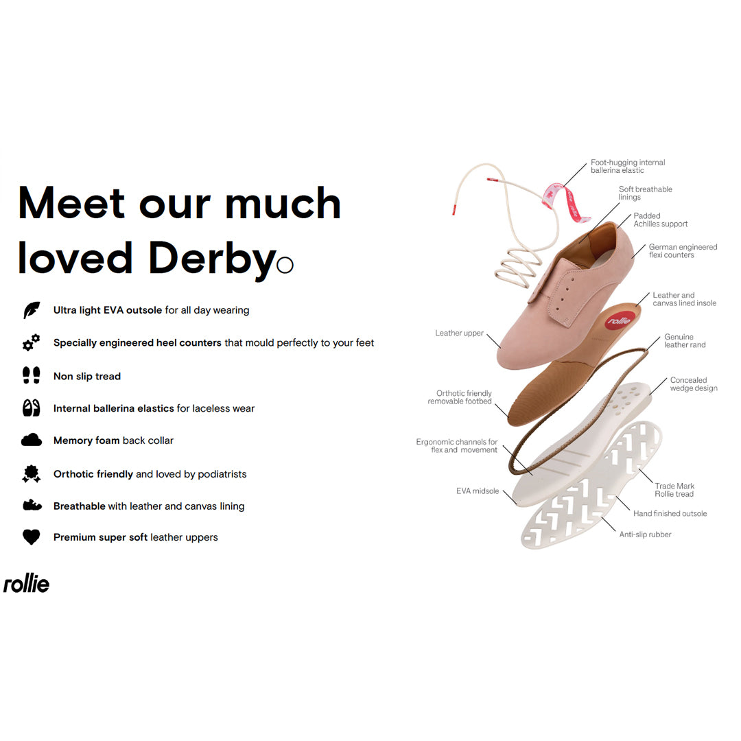 Rollie The Derby Punch | Ladies Shoes