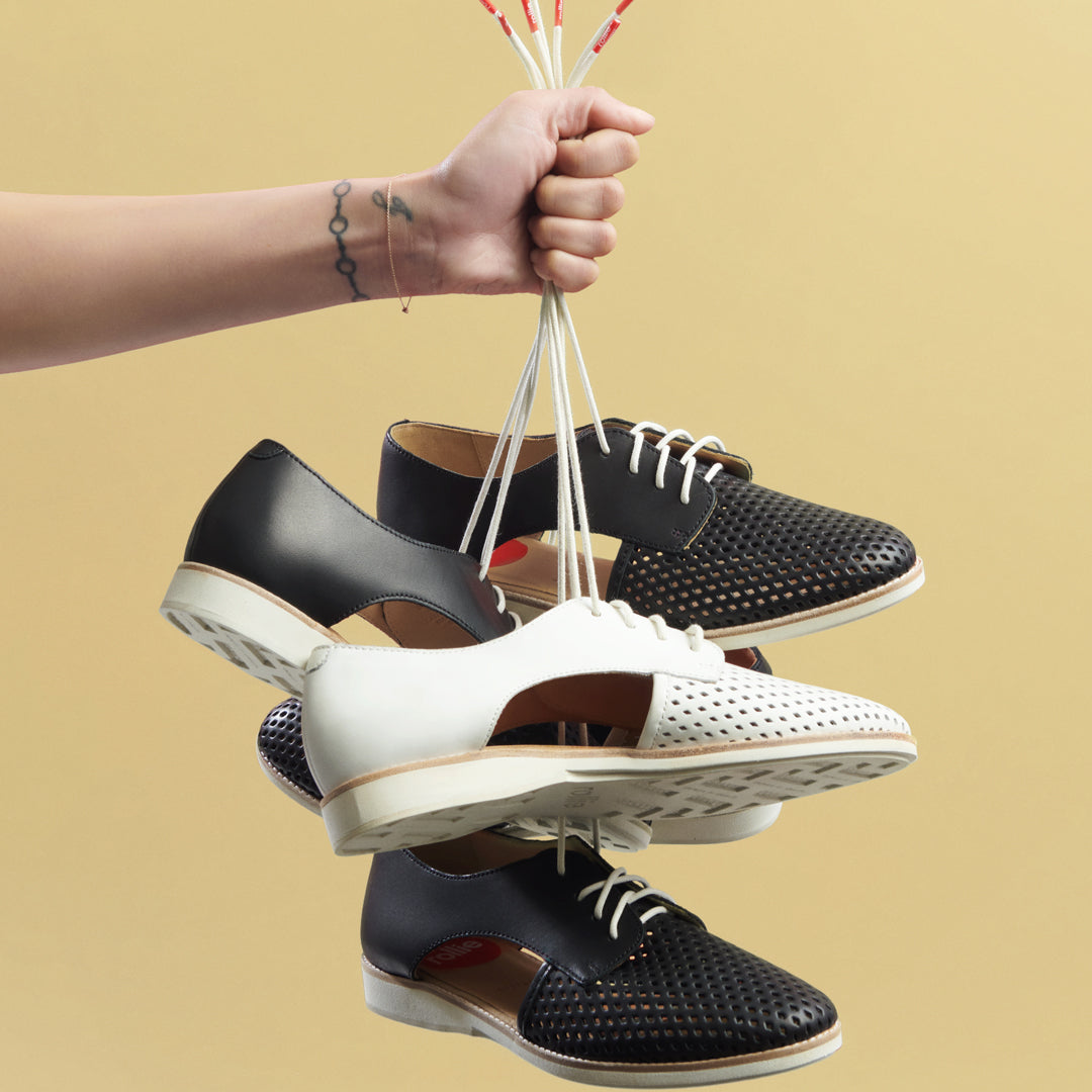 Rollie The Derby Sidecut Punch | Ladies Shoes