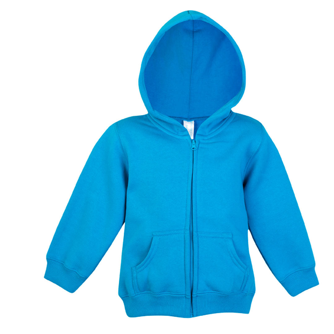 Ramo The Kangaroo Pocket Zip Hoodie | Babies Azure Outerwear