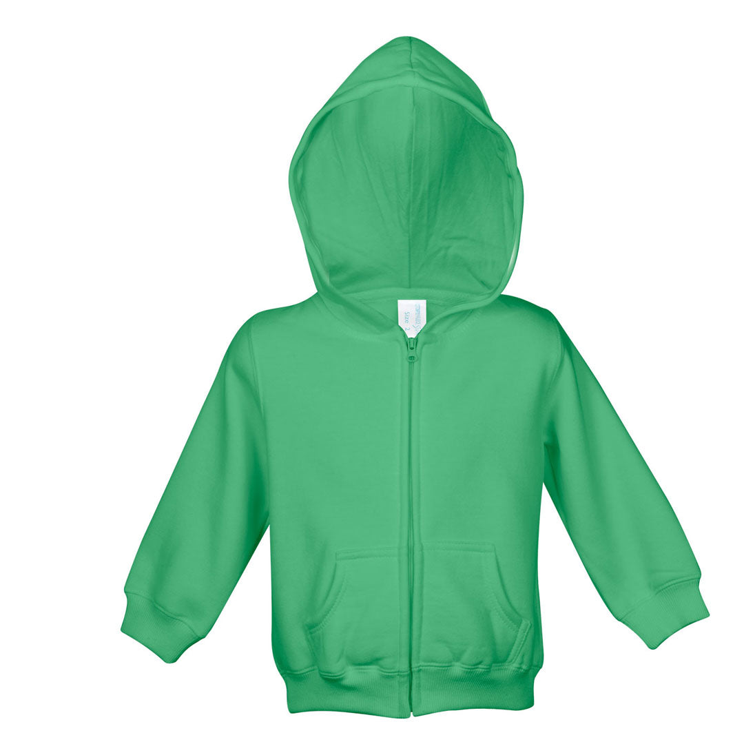Ramo The Kangaroo Pocket Zip Hoodie | Babies Emerald Outerwear