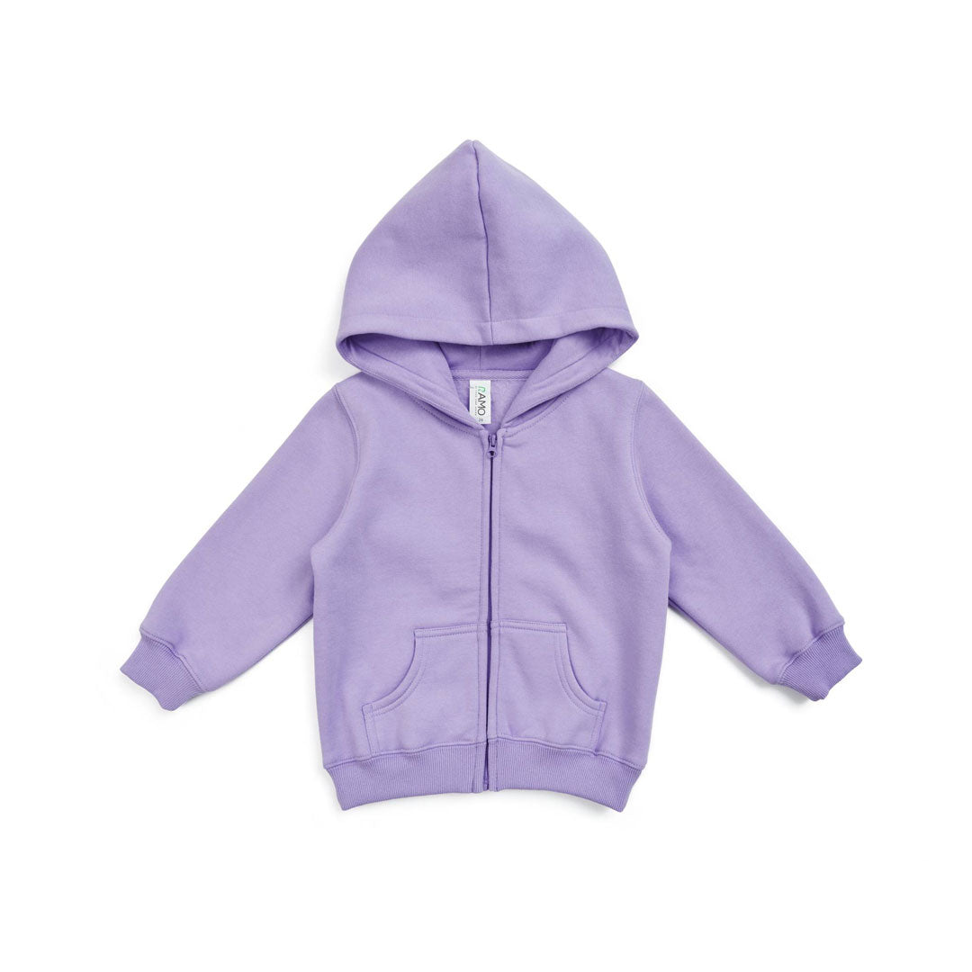 Ramo The Kangaroo Pocket Zip Hoodie | Babies Lavender Outerwear