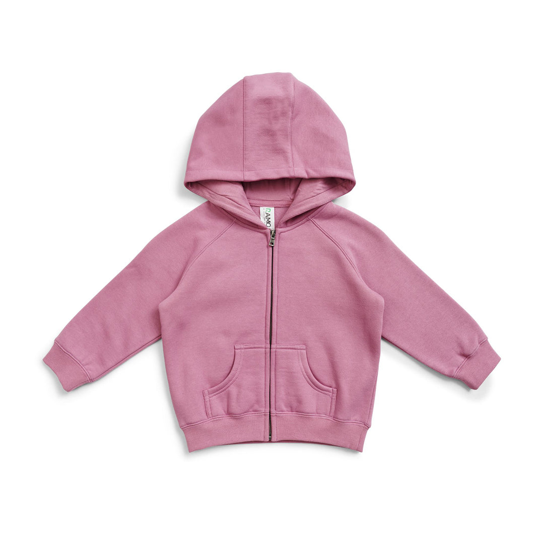 Ramo The Cotton Care Zip Hoodie | Infants Pink Outerwear