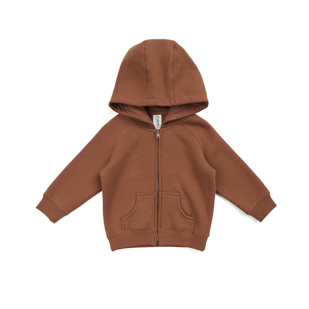 Ramo The Cotton Care Zip Hoodie | Infants Toffee Outerwear