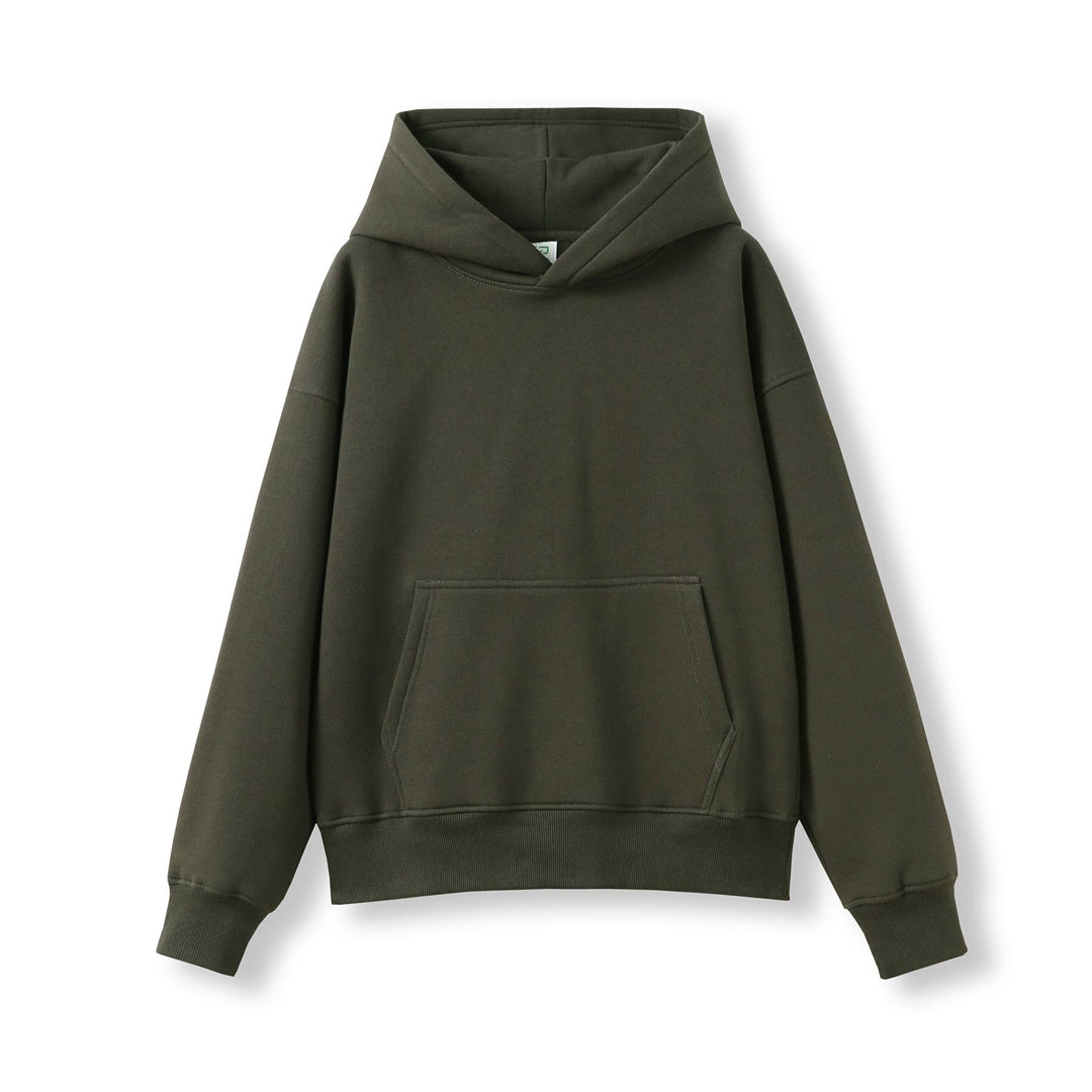 Ramo The Easy Fit Hoodie | Kids Military Green Outerwear