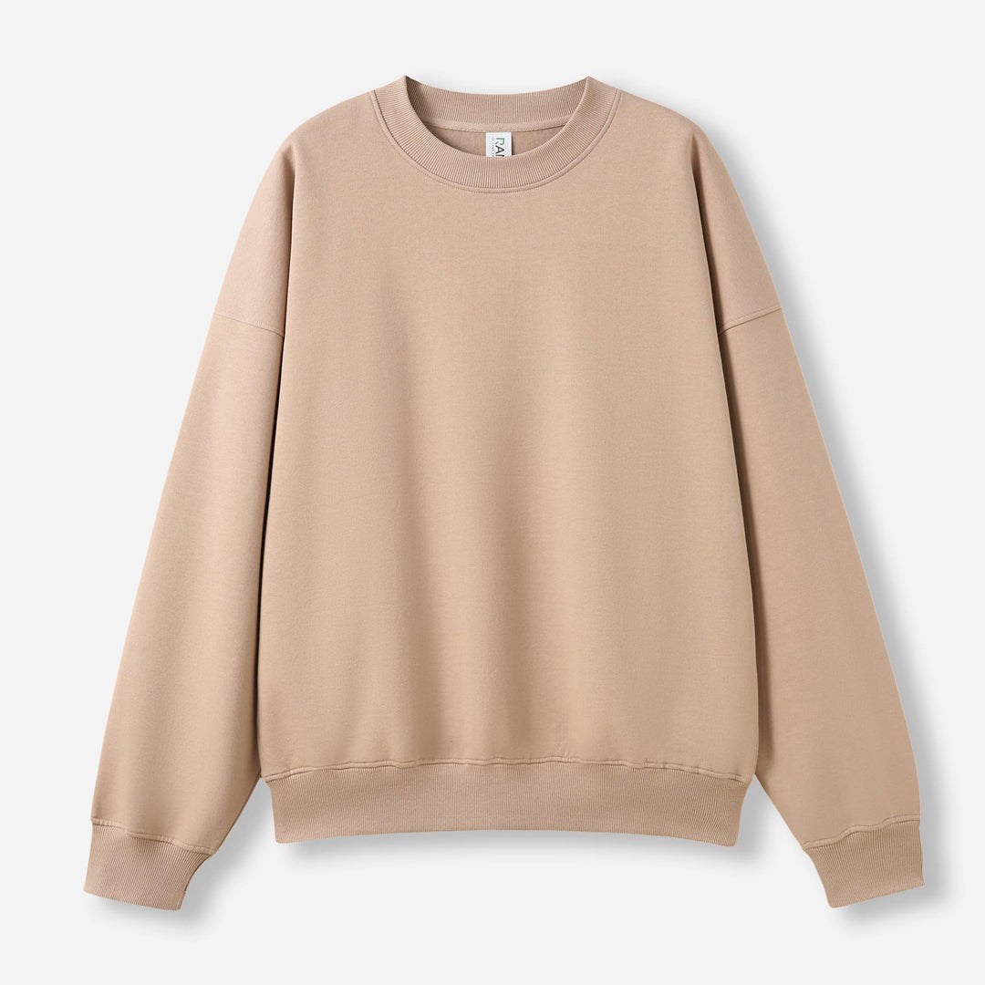 Ramo The Easy Fit Crew Neck Fleece Jumper | Adults Peach Outerwear