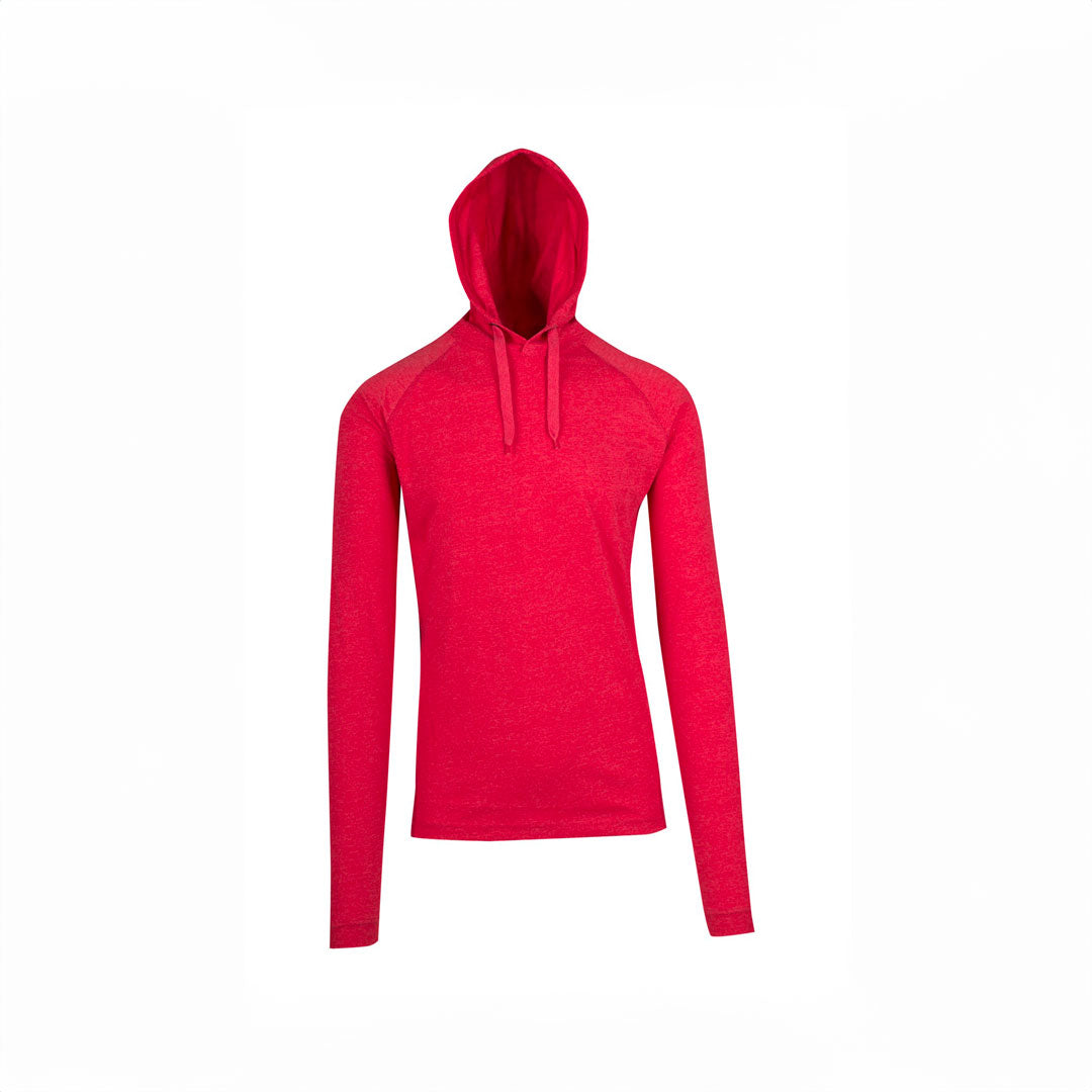 Ramo The Fusion T-shirt Hoodie | Mens Red Marle Shirts & Tops