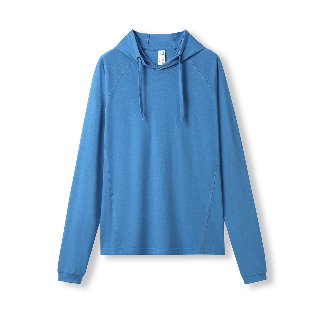 Ramo The Fusion T-shirt Hoodie | Mens Royal Marle Shirts & Tops
