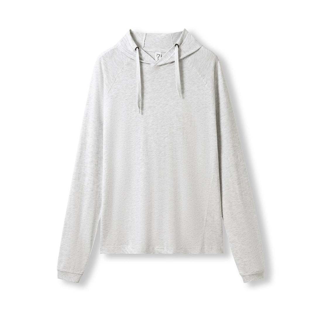 Ramo The Fusion T-shirt Hoodie | Mens White Marle Shirts & Tops