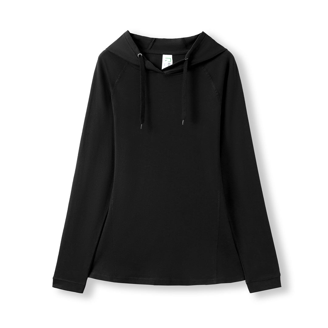 Ramo The Fusion T-shirt Hoodie | Ladies Black Shirts & Tops