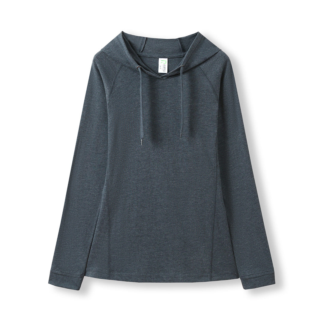 Ramo The Fusion T-shirt Hoodie | Ladies Navy Marle Shirts & Tops