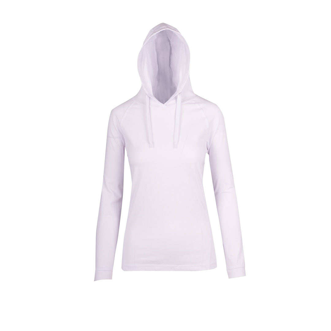 Ramo The Fusion T-shirt Hoodie | Ladies White Shirts & Tops