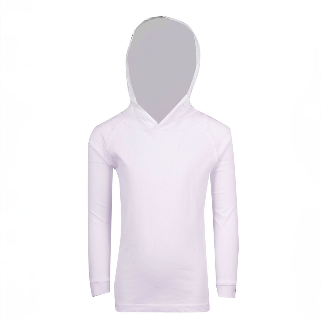 Ramo The Fusion T-shirt Hoodie | Kids White Outerwear