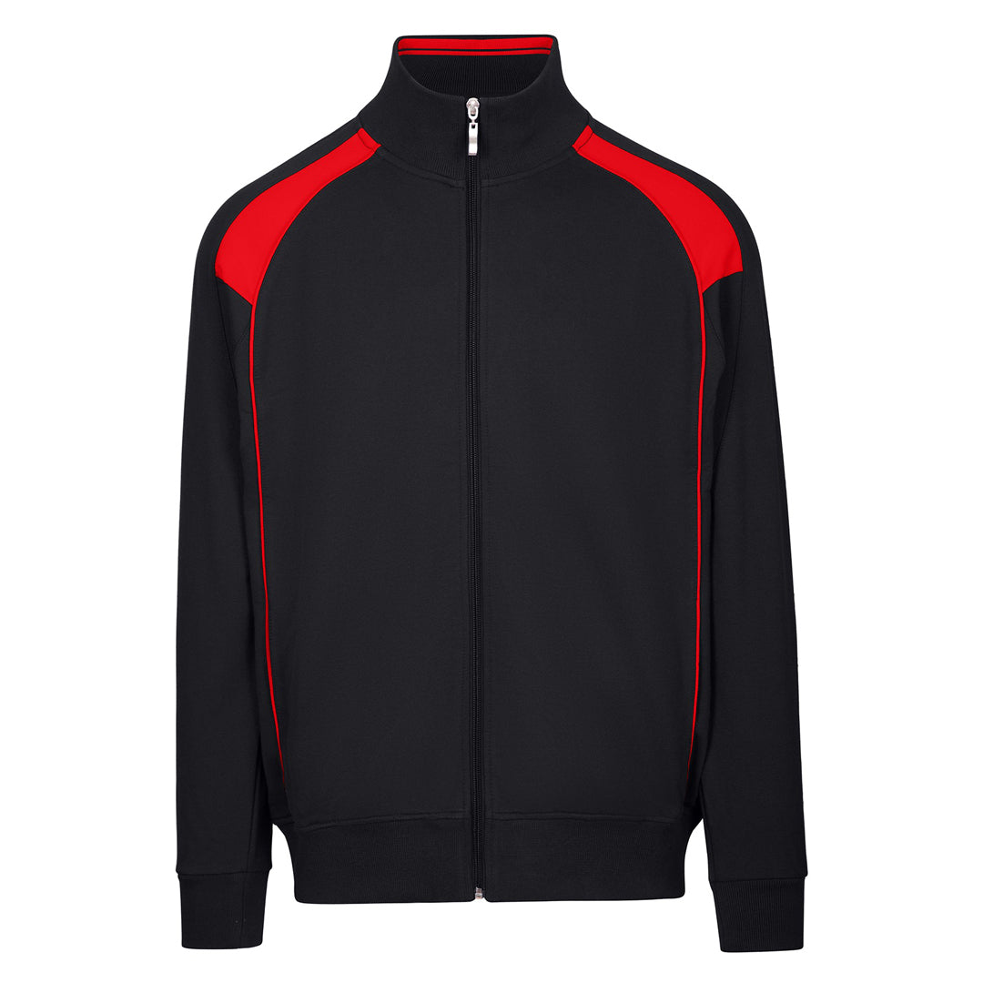 Ramo The Unbrushed Contrast Jacket | Mens Black/Red Outerwear