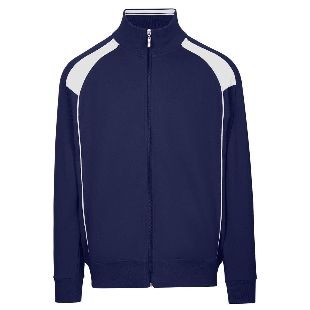 Ramo The Unbrushed Contrast Jacket | Mens Navy/White Outerwear