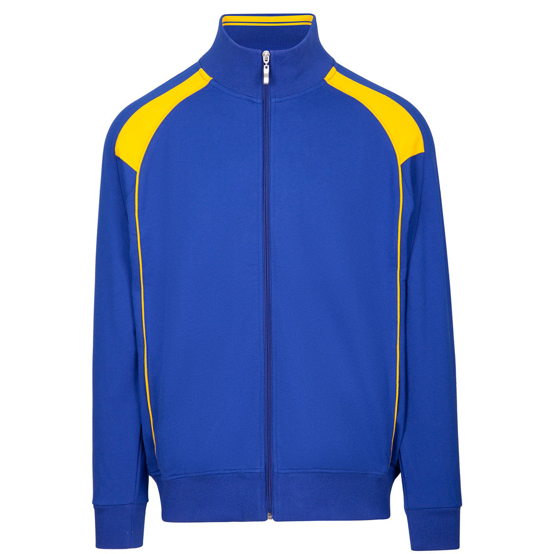 Ramo The Unbrushed Contrast Jacket | Mens Royal/Gold Outerwear