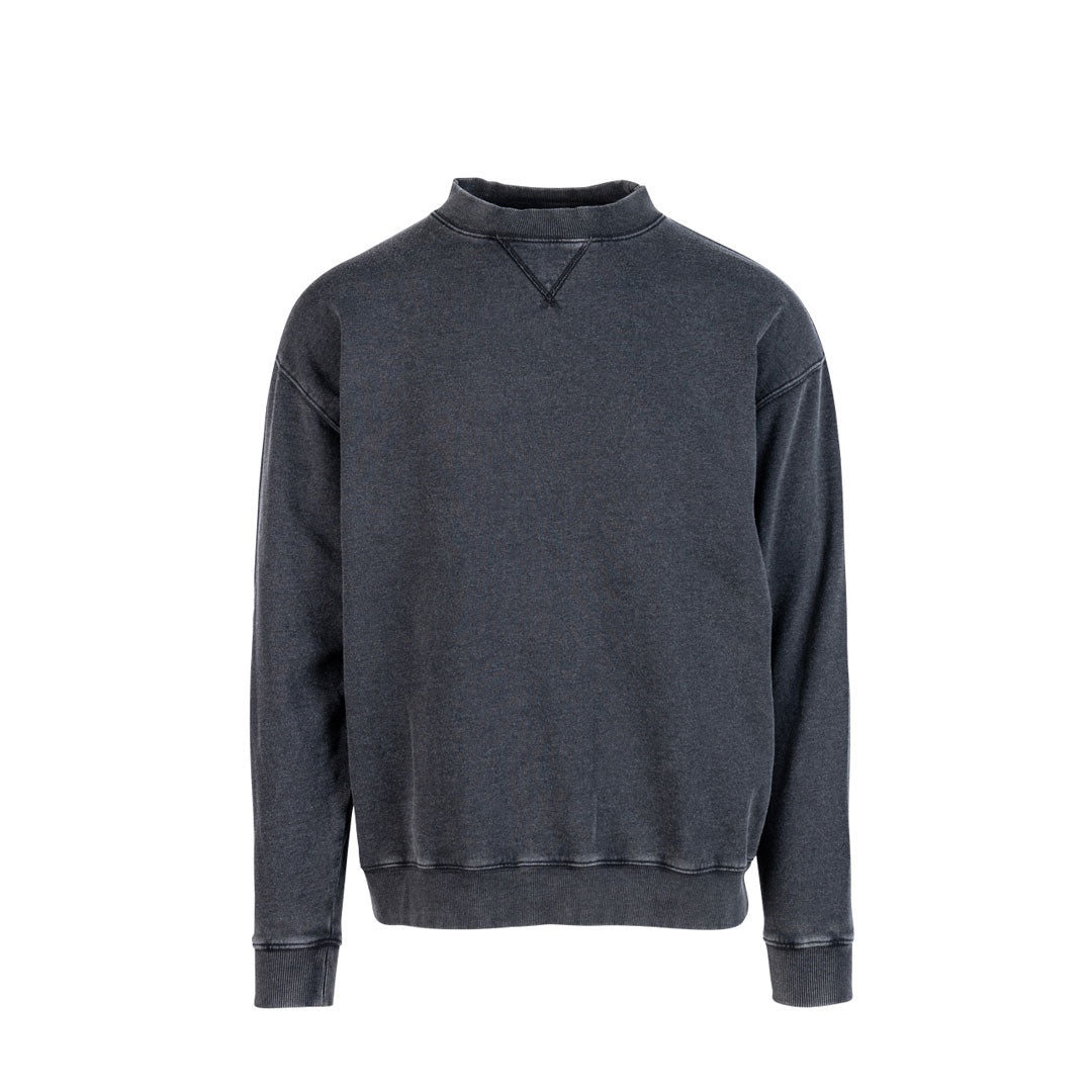 Ramo The Stone Wash Sweatshirt | Unisex Black Shirts & Tops
