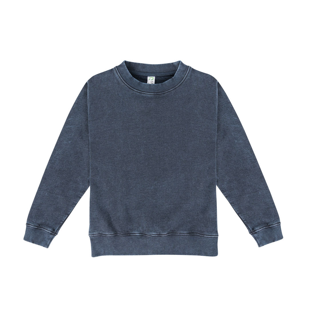 Ramo The Stone Wash Sweatshirt | Kids Navy Shirts & Tops