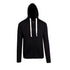 Ramo The Brushed Heavy Fleece Zip Hoodie | Men Black Hoodie