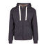 Ramo The Brushed Heavy Fleece Zip Hoodie | Men Black Marle Hoodie