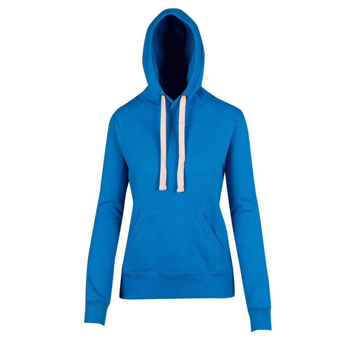Ramo The Brushed Heavy Fleece Pull On Hoodie | Ladies Azure Hoodie