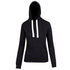 Ramo The Brushed Heavy Fleece Pull On Hoodie | Ladies Black Hoodie