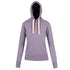 Ramo The Brushed Heavy Fleece Pull On Hoodie | Ladies Grey Marle Hoodie
