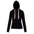 Ramo The Brushed Heavy Fleece Zip Hoodie | Ladies Black Hoodie