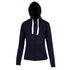 Ramo The Brushed Heavy Fleece Zip Hoodie | Ladies Navy Hoodie