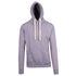 Ramo The Brushed Heavy Fleece Pull On Hoodie | Mens Grey Marle Hoodie