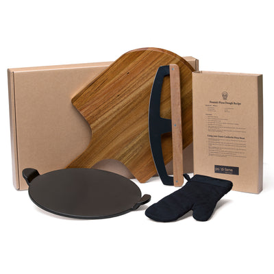 Po 'Di Fame The Gusto Pizza 4 Piece Set Wood Kitchen & Dining