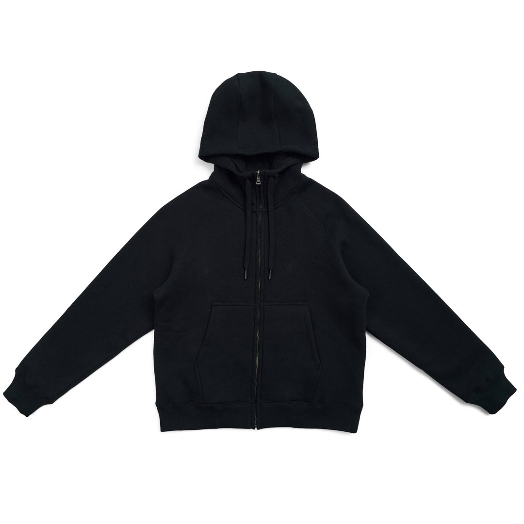 Ramo The Cotton Care Zip Through Hoodie | Ladies Black Outerwear