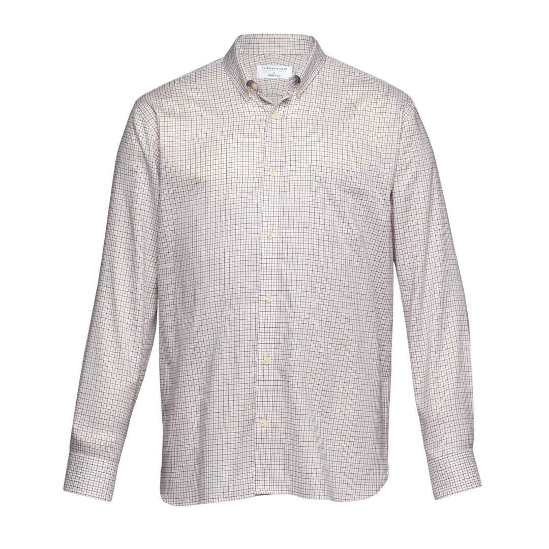 Barkers The Outland Shirt | Mens Tan/Black Shirts & Tops