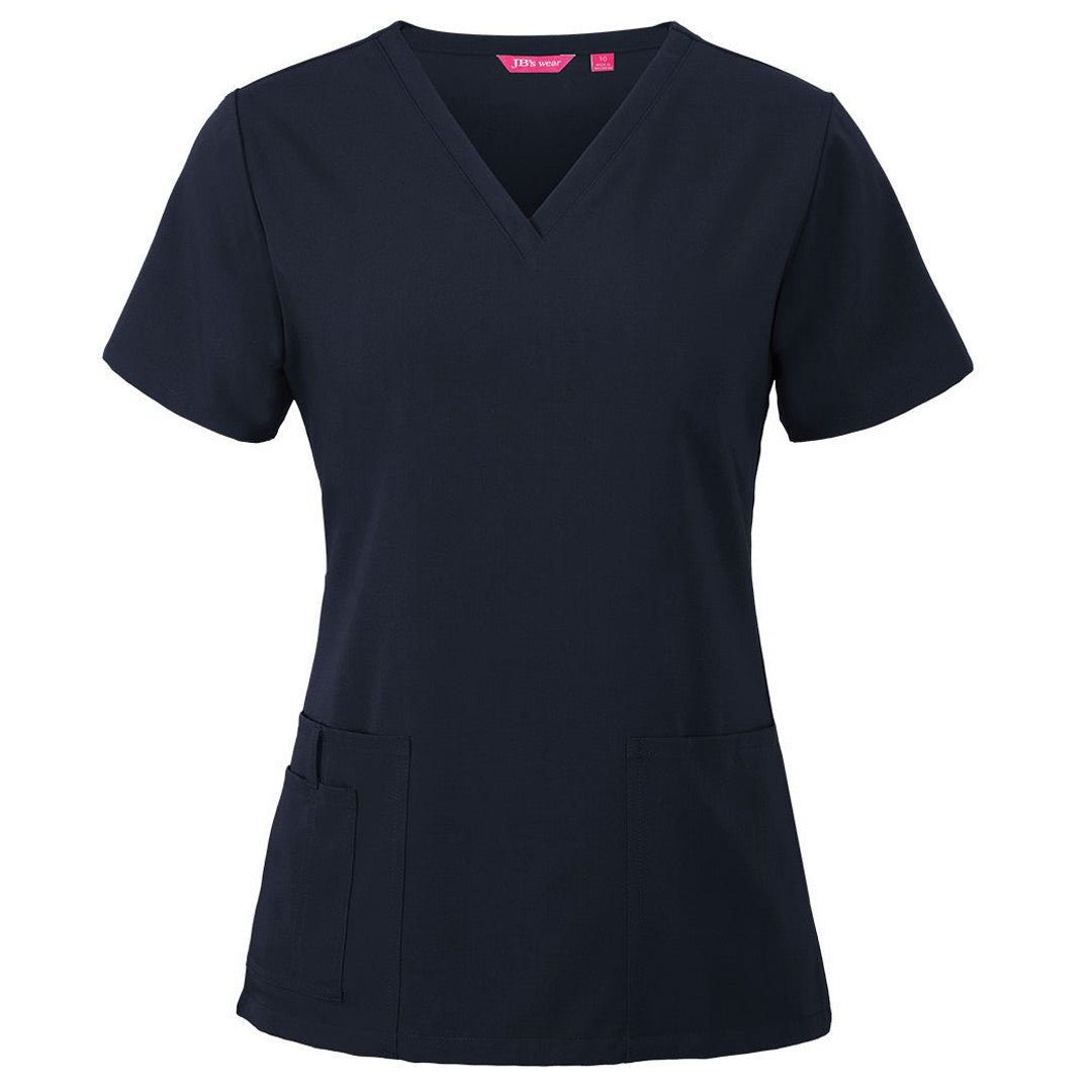 Jbs Wear The Nu Scrub Top | Ladies Navy Scrubs