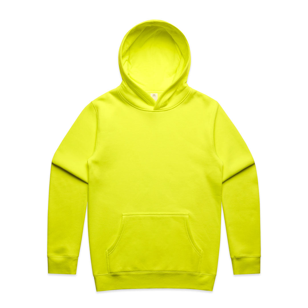 AS Colour The Stencil Hi Vis Hoodie | Adults Hi Vis Yellow Hoodie