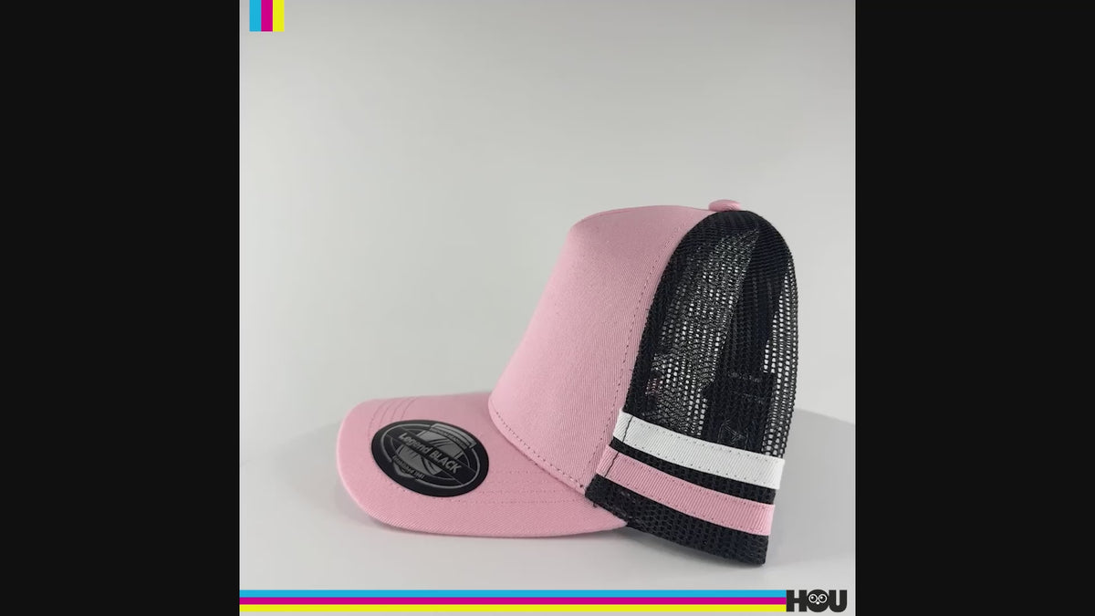 Legend Black The Striped Trucker Cap Hats