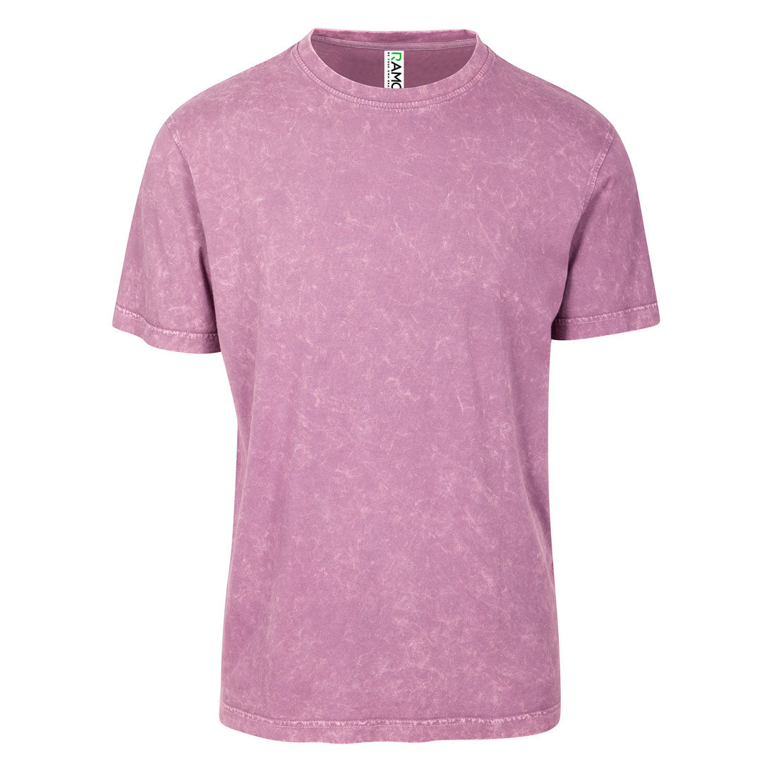 Ramo The Stone Wash Tee | Mens Mauve1 Outerwear