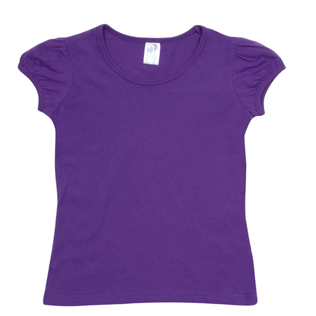 Ramo The Puff Sleeve Tee | Kids Grape Shirts & Tops