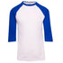 Ramo The 3/4 Raglan Sleeve Tee | Men White/Royal Shirts & Tops