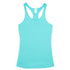Ramo The Cotton Racer Back Singlet | Ladies Aqua Shirts & Tops