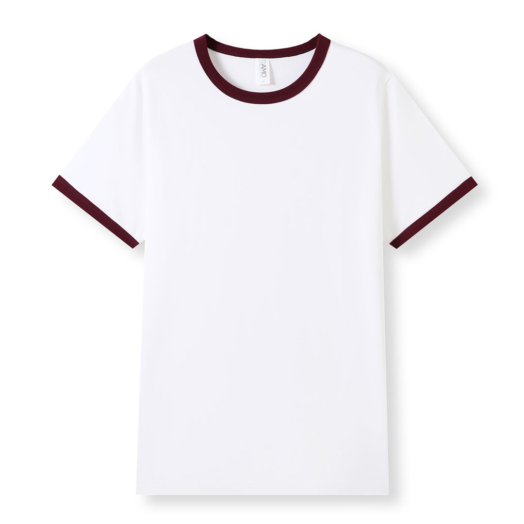Ramo The Ringer Tee | Adults White/Maroon Shirts & Tops