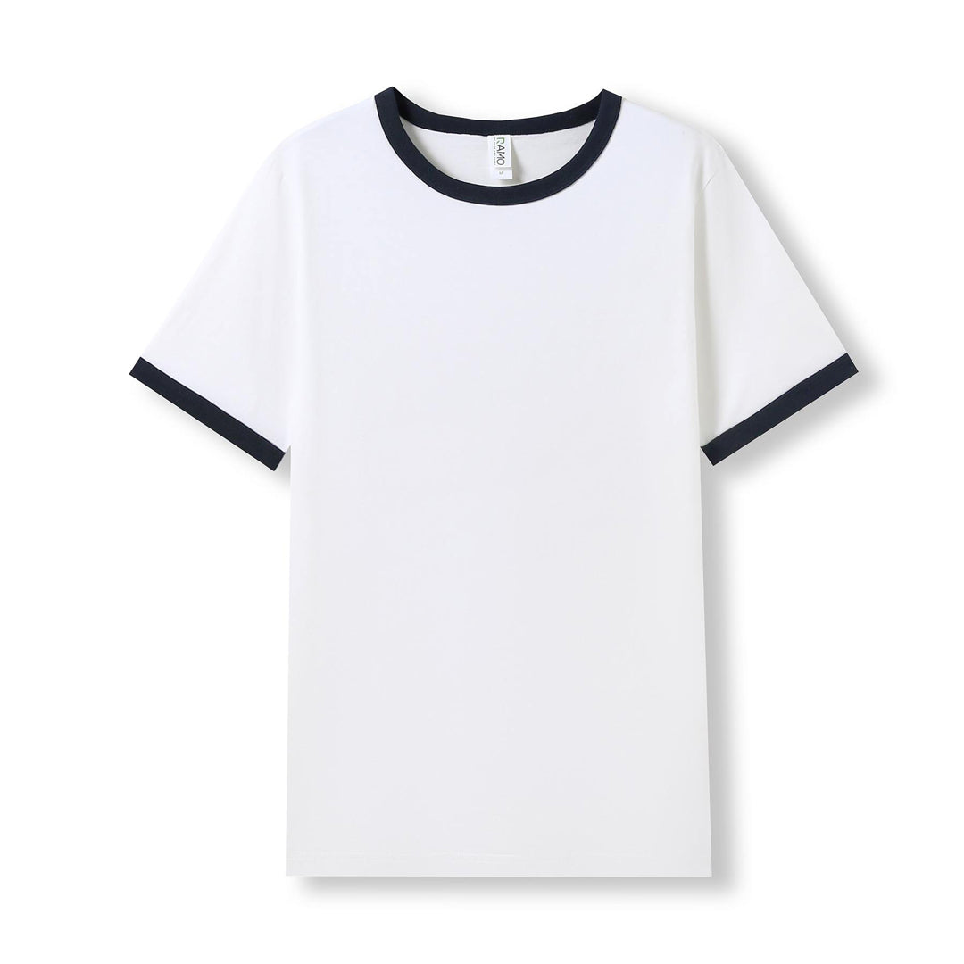 Ramo The Ringer Tee | Adults White/Navy Shirts & Tops