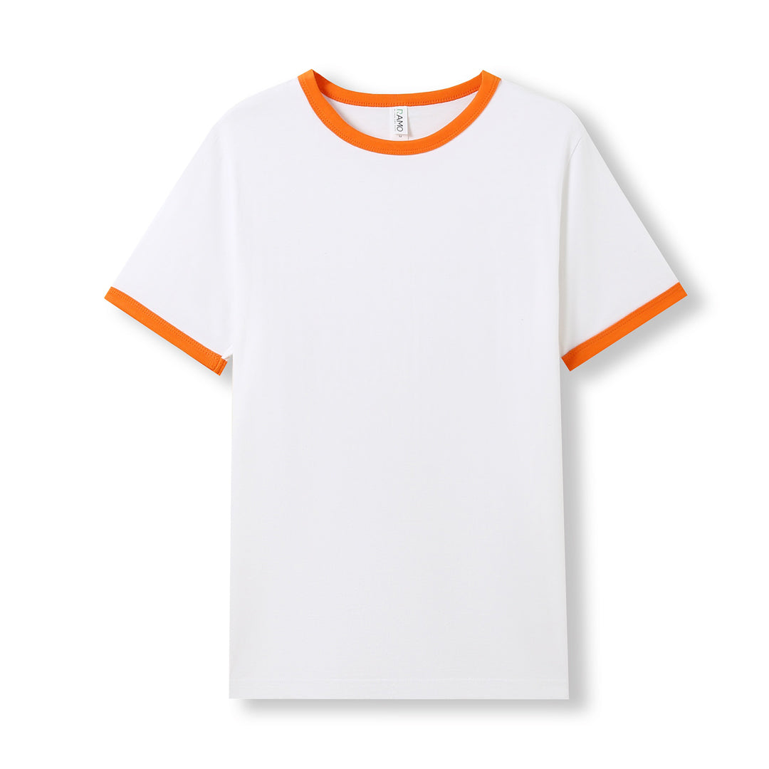 Ramo The Ringer Tee | Adults White/Orange Shirts & Tops