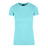 Ramo The American Style Crew Tee | Ladies Aqua Shirts & Tops