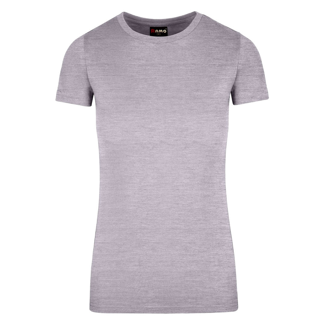 Ramo The American Style Crew Tee | Ladies Grey Marle Shirts & Tops