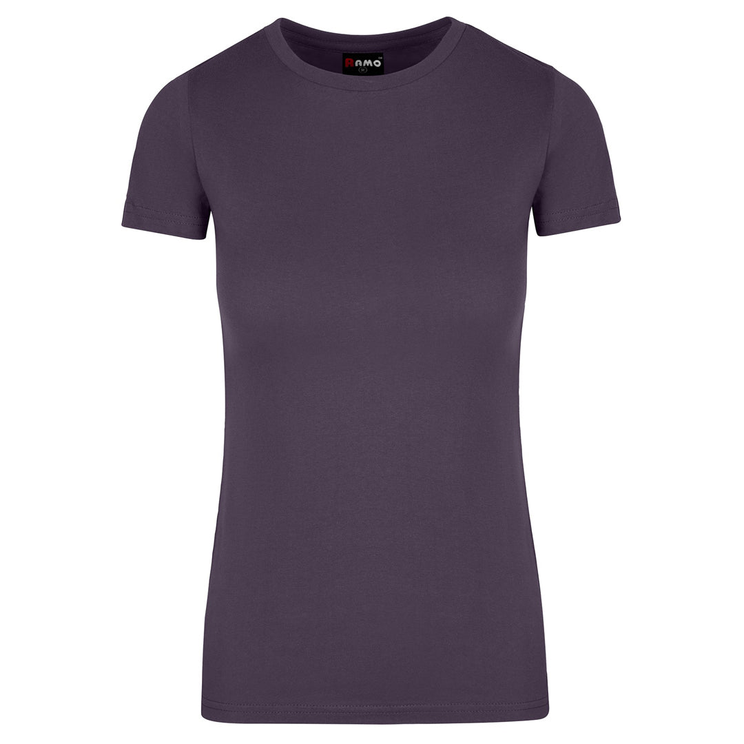 Ramo The American Style Crew Tee | Ladies Charcoal Shirts & Tops