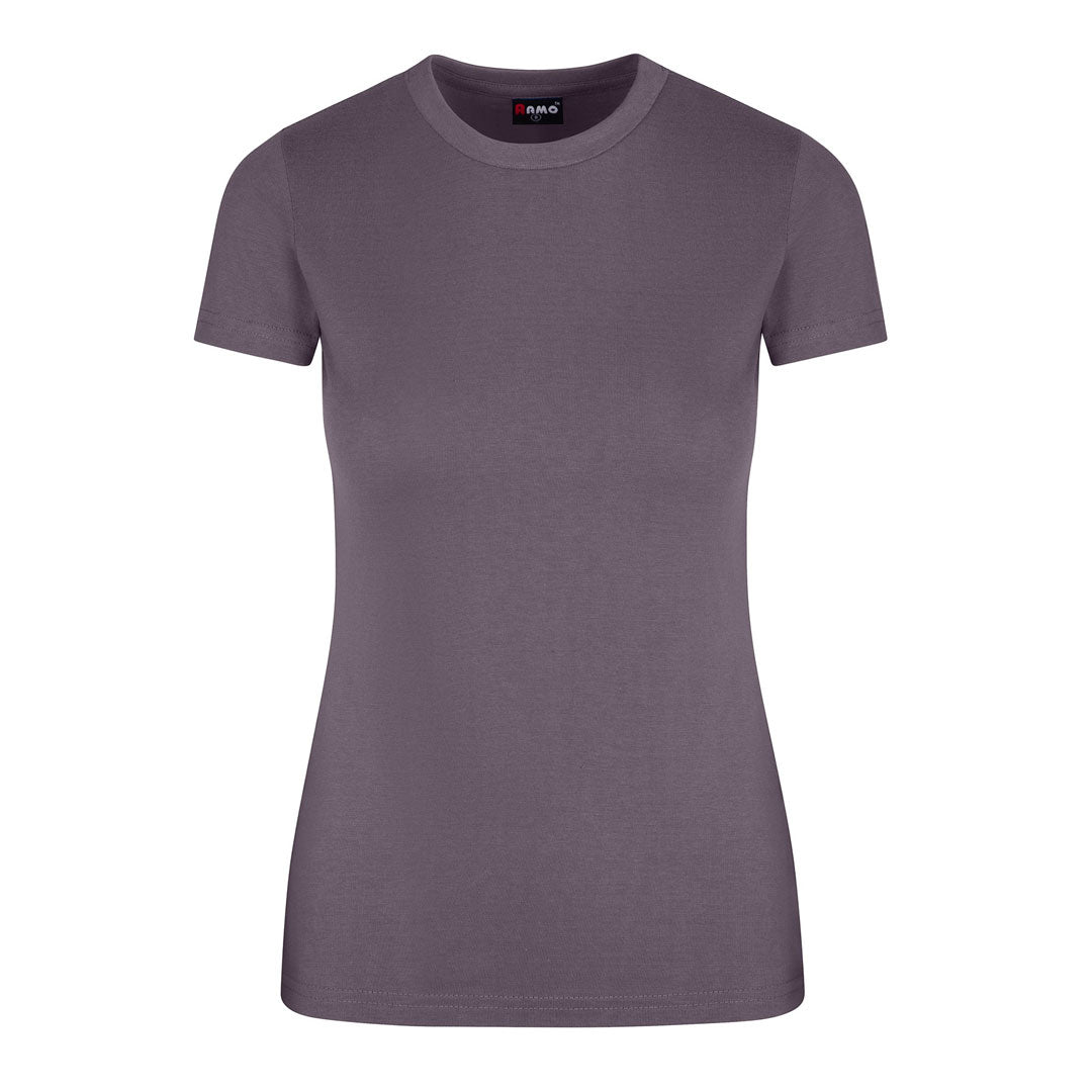 Ramo The Slim Fit Tee | Ladies Charcoal Shirts & Tops