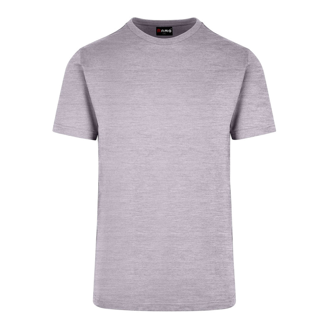Ramo The American Style Crew Tee | Men Grey Marle Shirts & Tops