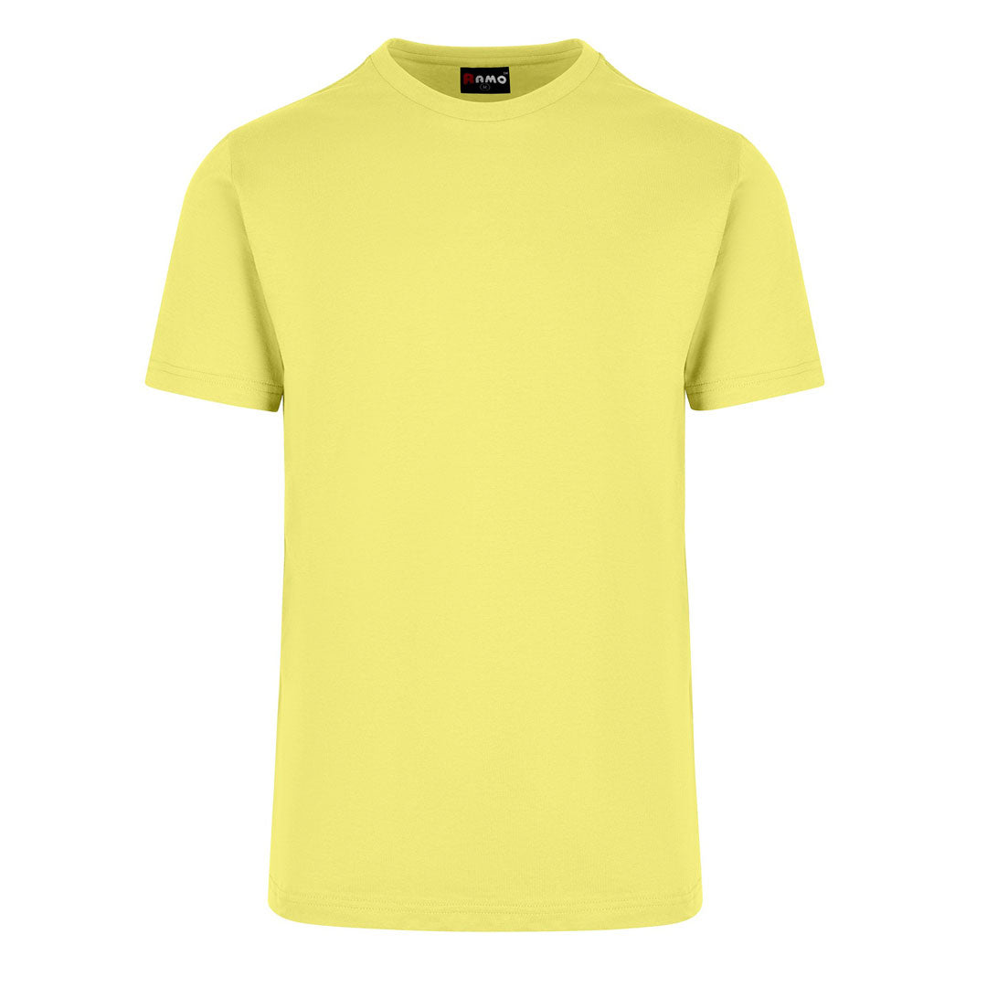 Ramo The American Style Crew Tee | Men Lemon Shirts & Tops