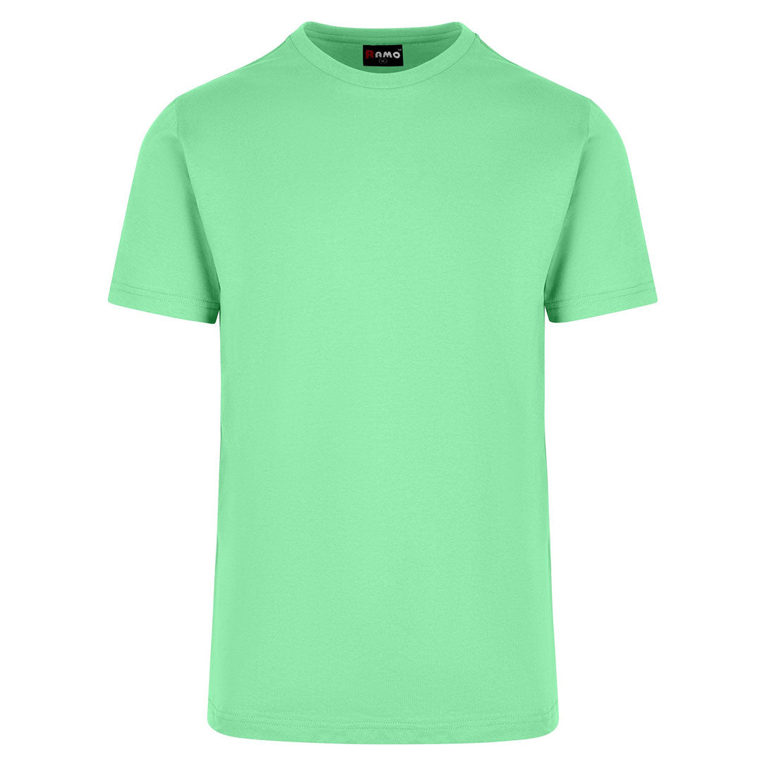 Ramo The American Style Crew Tee | Men Lime Shirts & Tops