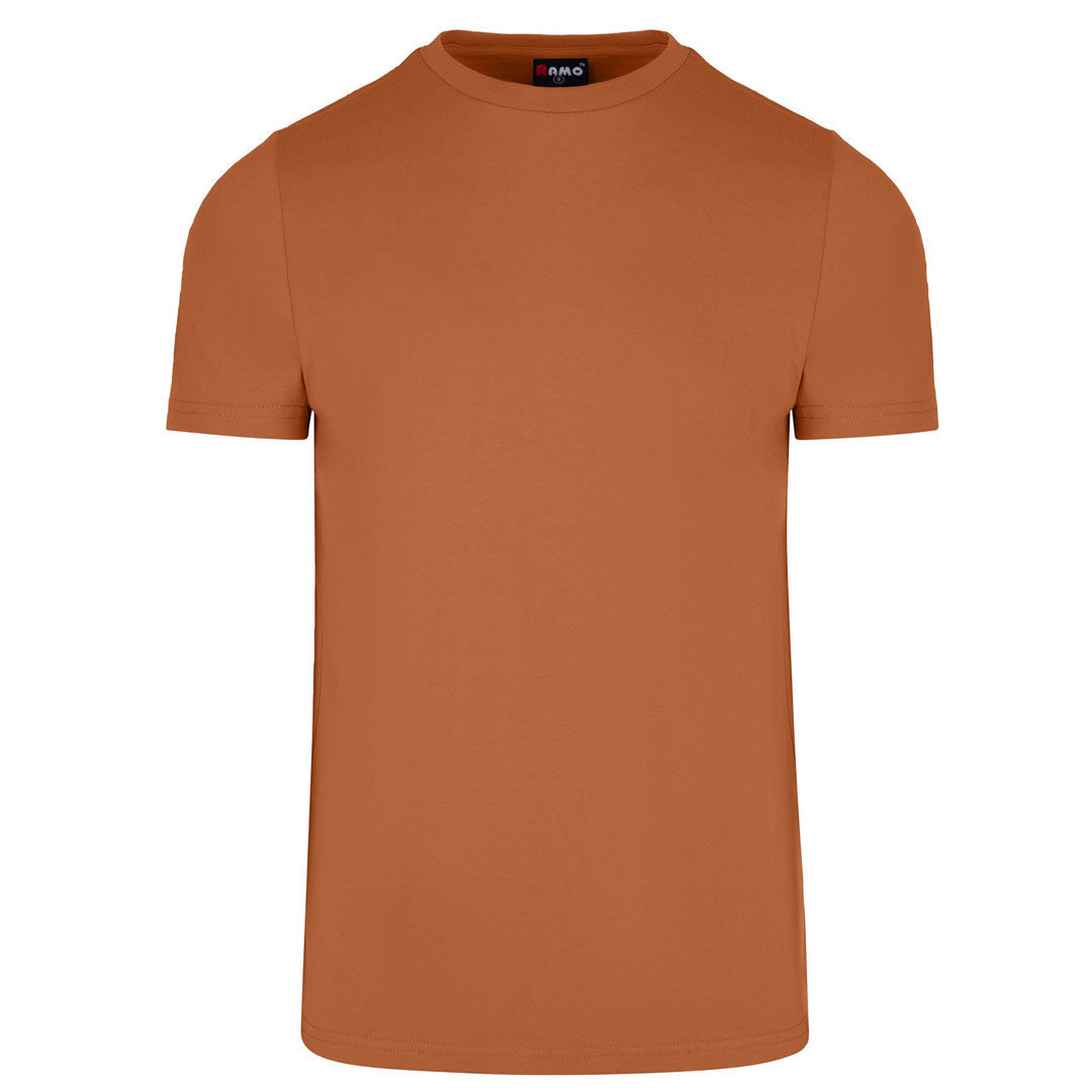Ramo The Slim Fit Tee | Mens Chestnut Shirts & Tops